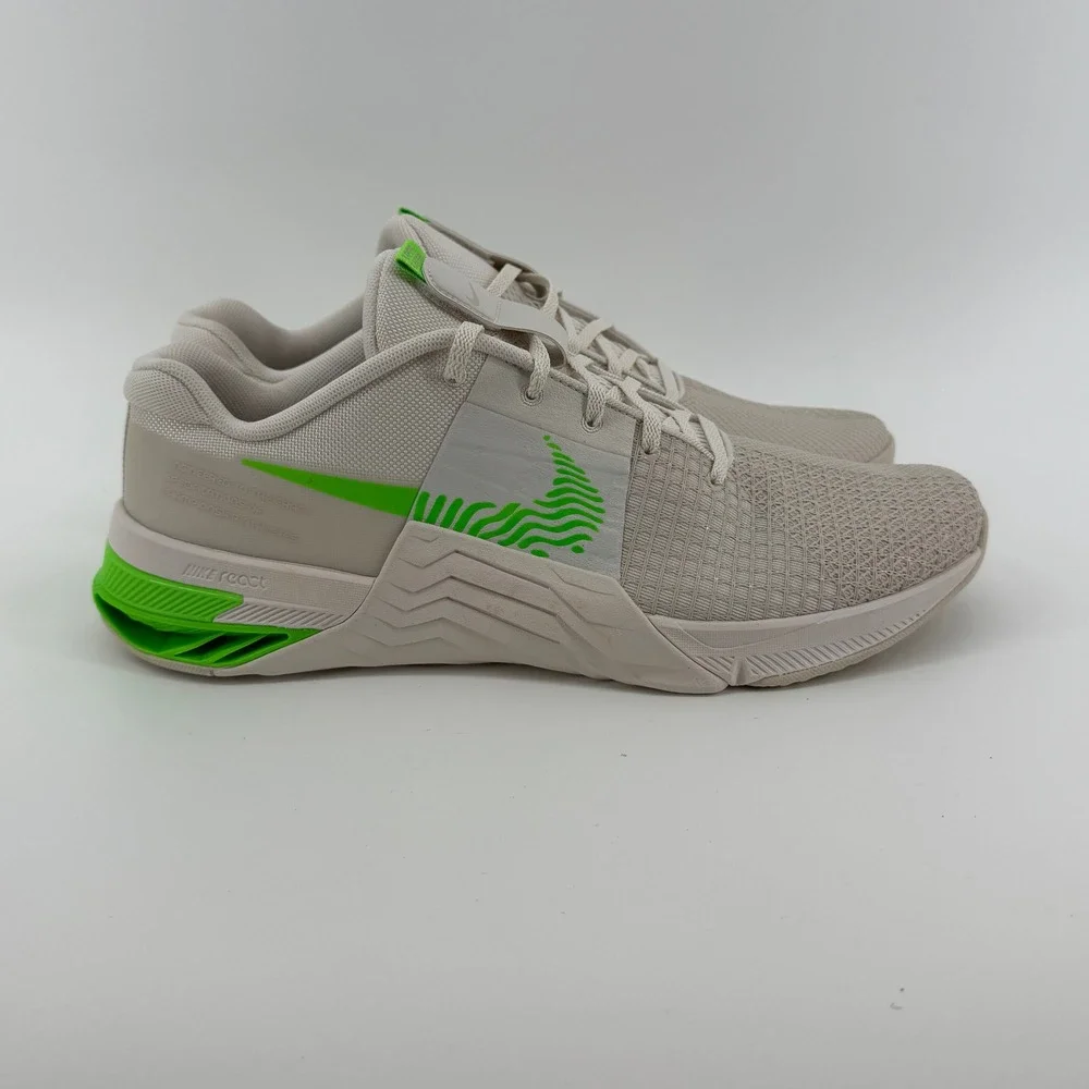 Nike Metcon 8 Mens Training Shoes Sand Electric Green DO9328-006 Size 13